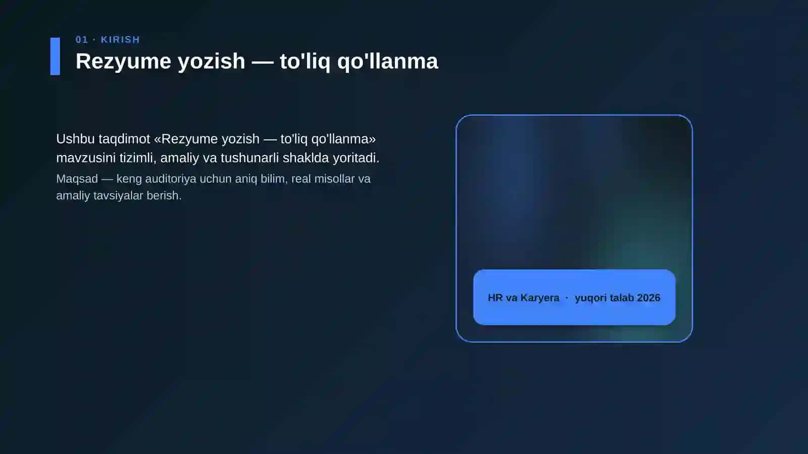 Rezyume yozish — to'liq qo'llanma 4