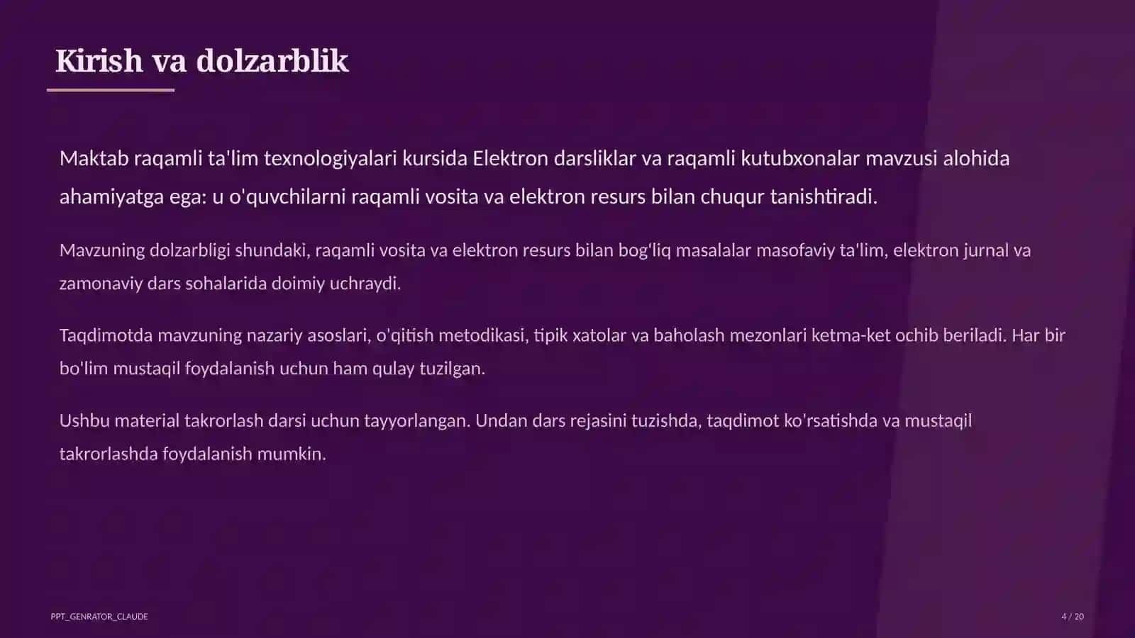 Elektron darsliklar va raqamli kutubxonalar 4