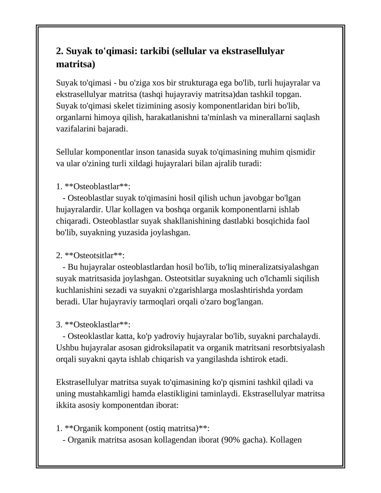 SKELET TO'QIMASI(SUYAK VA TOG'AY TO'QIMALARI) 4