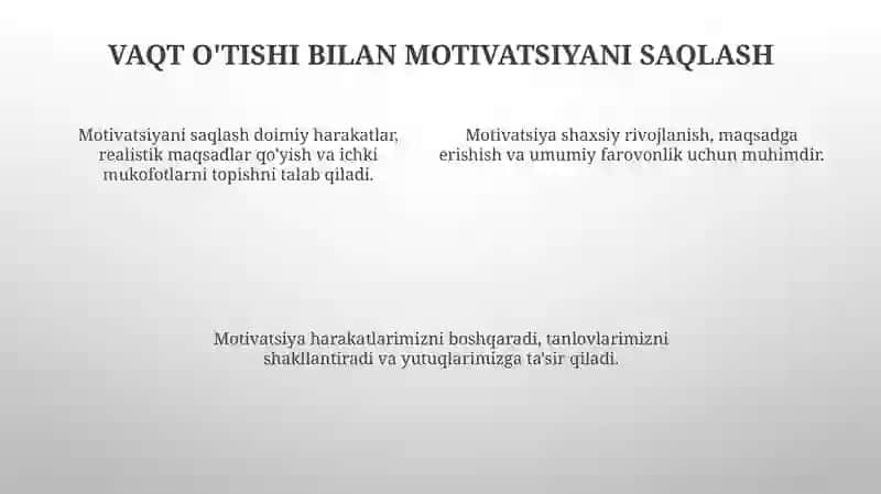 Inson hayotida motiv va motivatsiyaning òrni 4