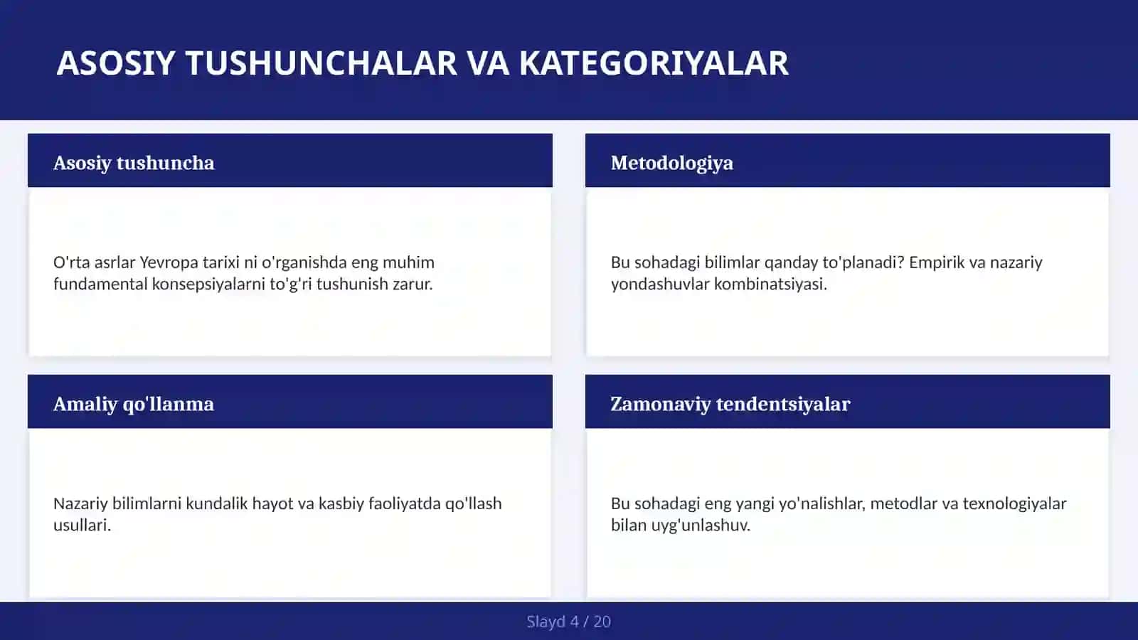 O'RTA ASRLAR YEVROPA TARIXI 4