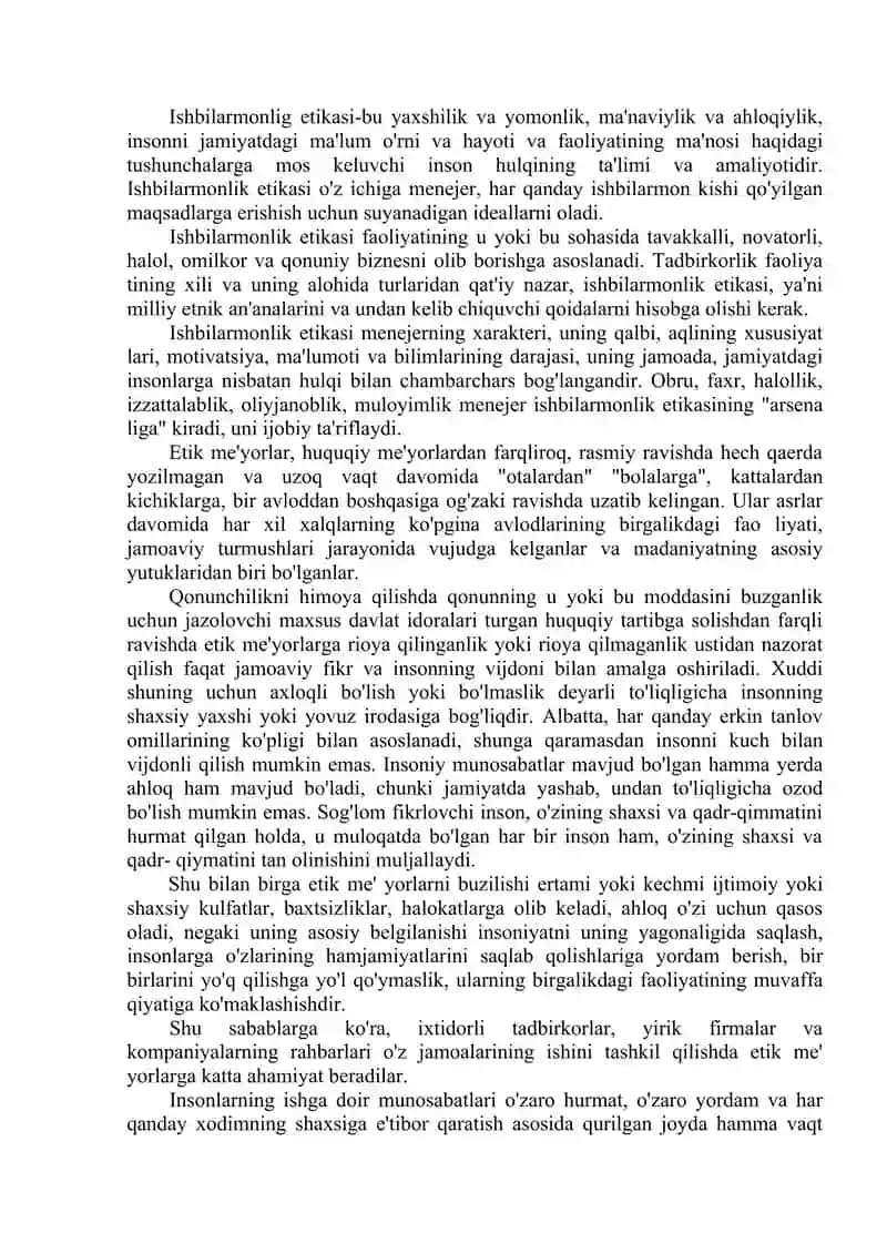 BIZNES ETIKA VA IJTIMOIY MA’SULIYAT 4