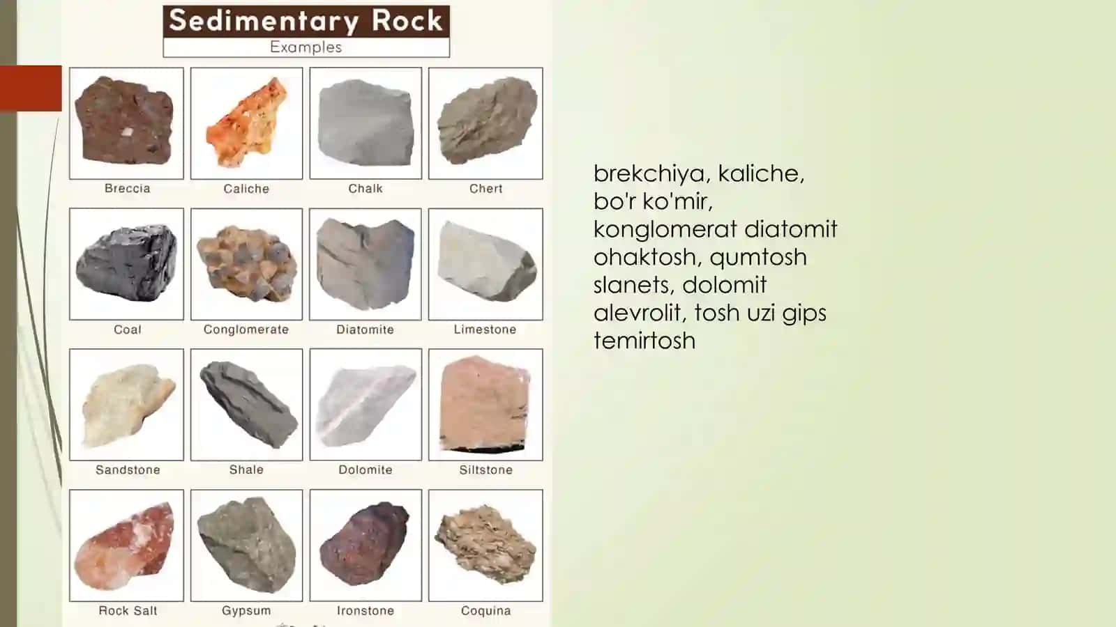 Togʻ Jinslari Minerallar 4