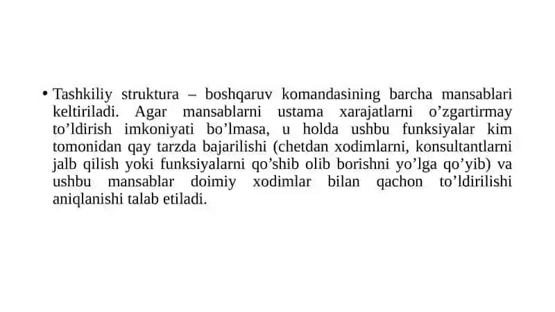 Tashkiliy rejalar 4