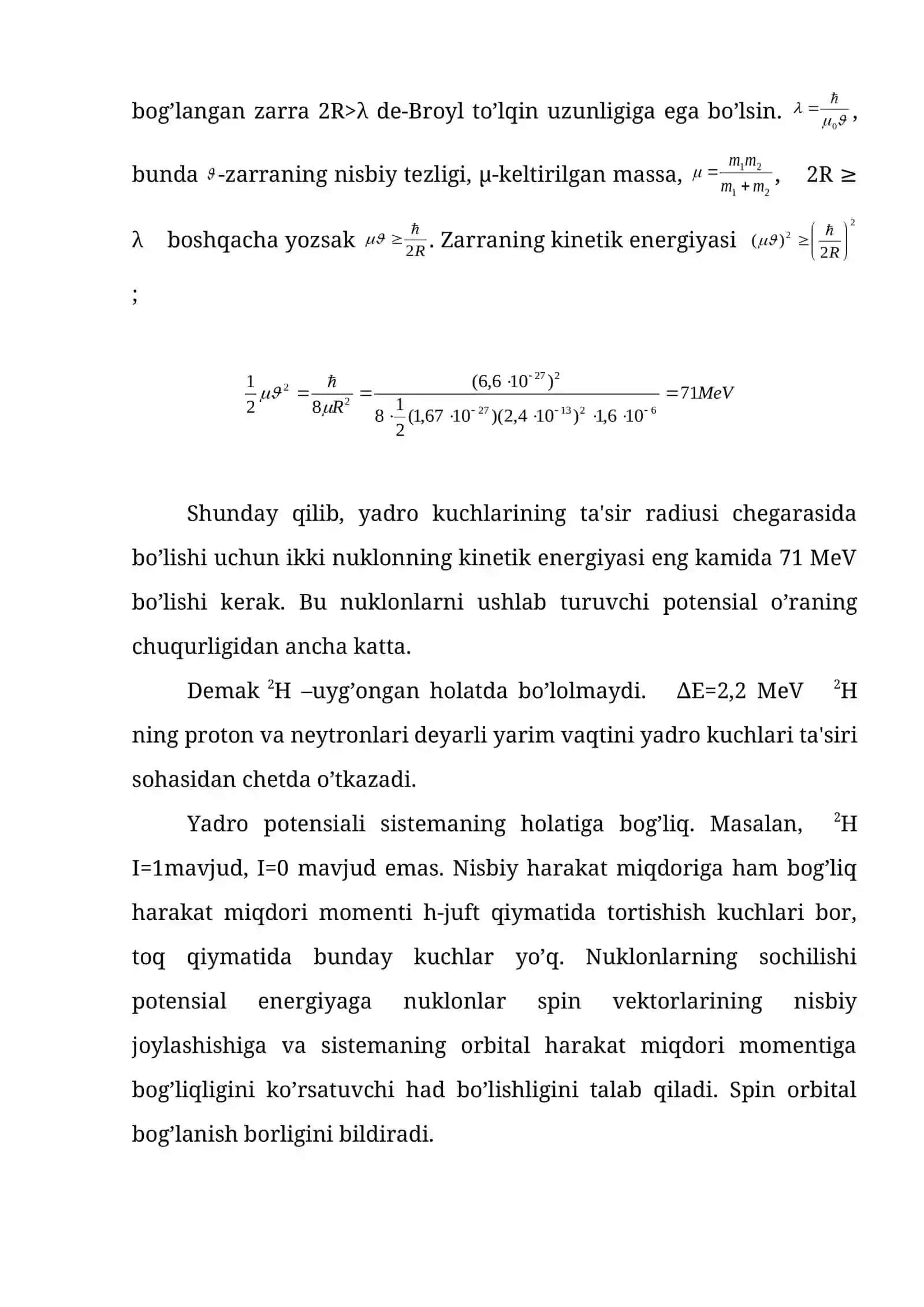 Yadro modеllari 4