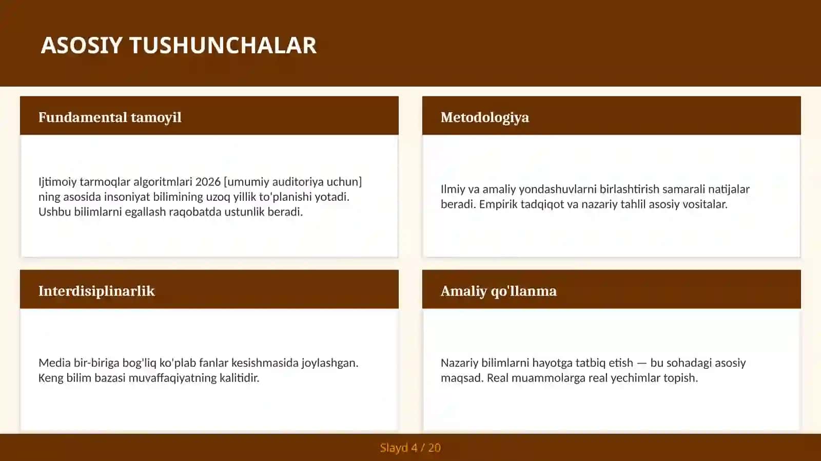 Ijtimoiy tarmoqlar algoritmlari 2026 [umumiy auditoriya uchun] 4