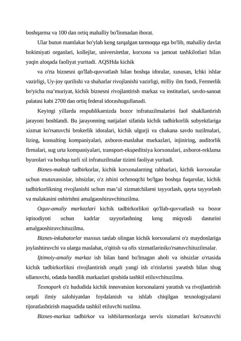 BIZNES INFRATUZILMASI 4