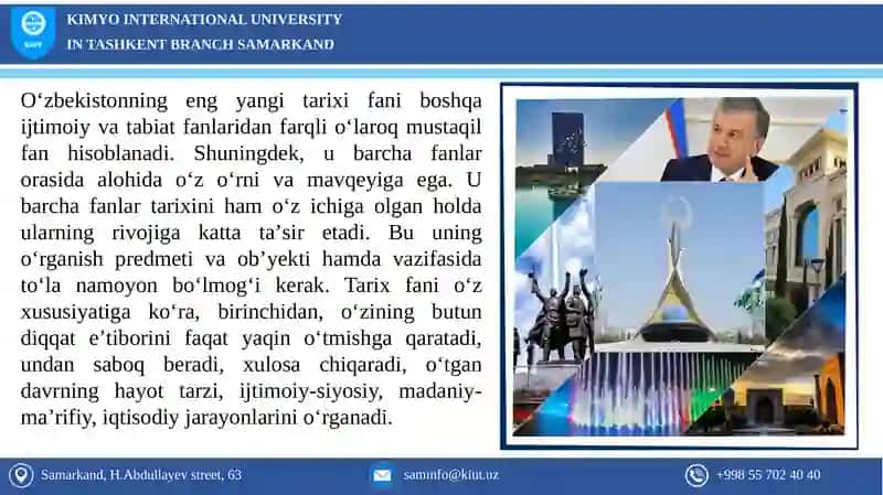 O‘ZBEKISTONNING ENG YANGI TARIXI 4