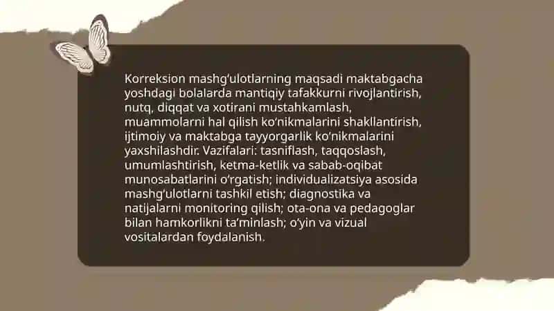 Mantiqiy Tafakkur va Korreksion Mashg'ulotlar 4