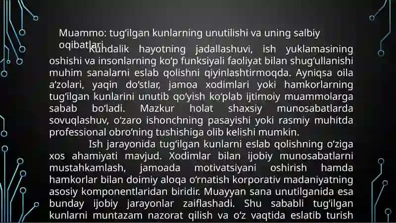 Mobil qurilmalar uchun tug‘ulgan kunlarni saqlovchi va eslatuvchi ilovani yaratish 4