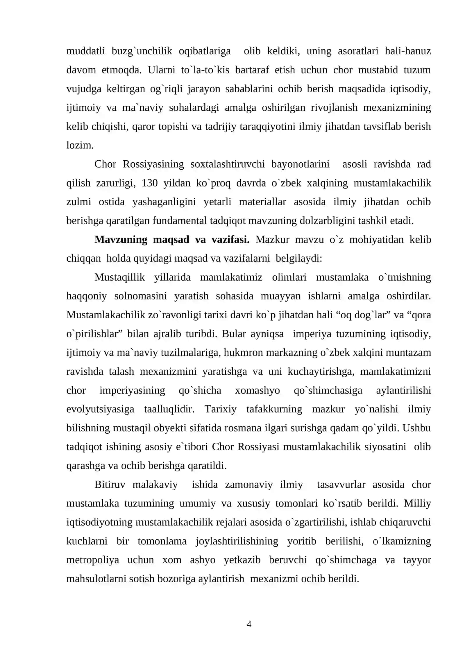 Chor Rossiyasining Turkiston o`lkasi boyliklariga munosabati va uning salbiy oqibatlari 4