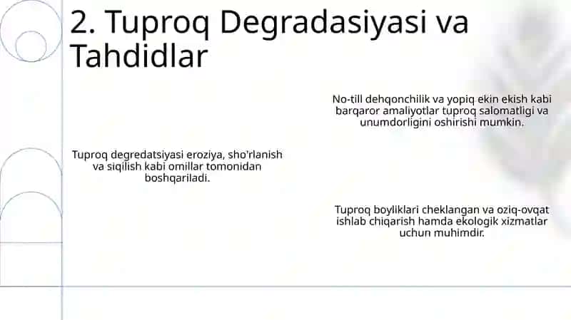 Tuproq-yer resurslari, foydalanish holati va mahsuldorlikni oshrish 4
