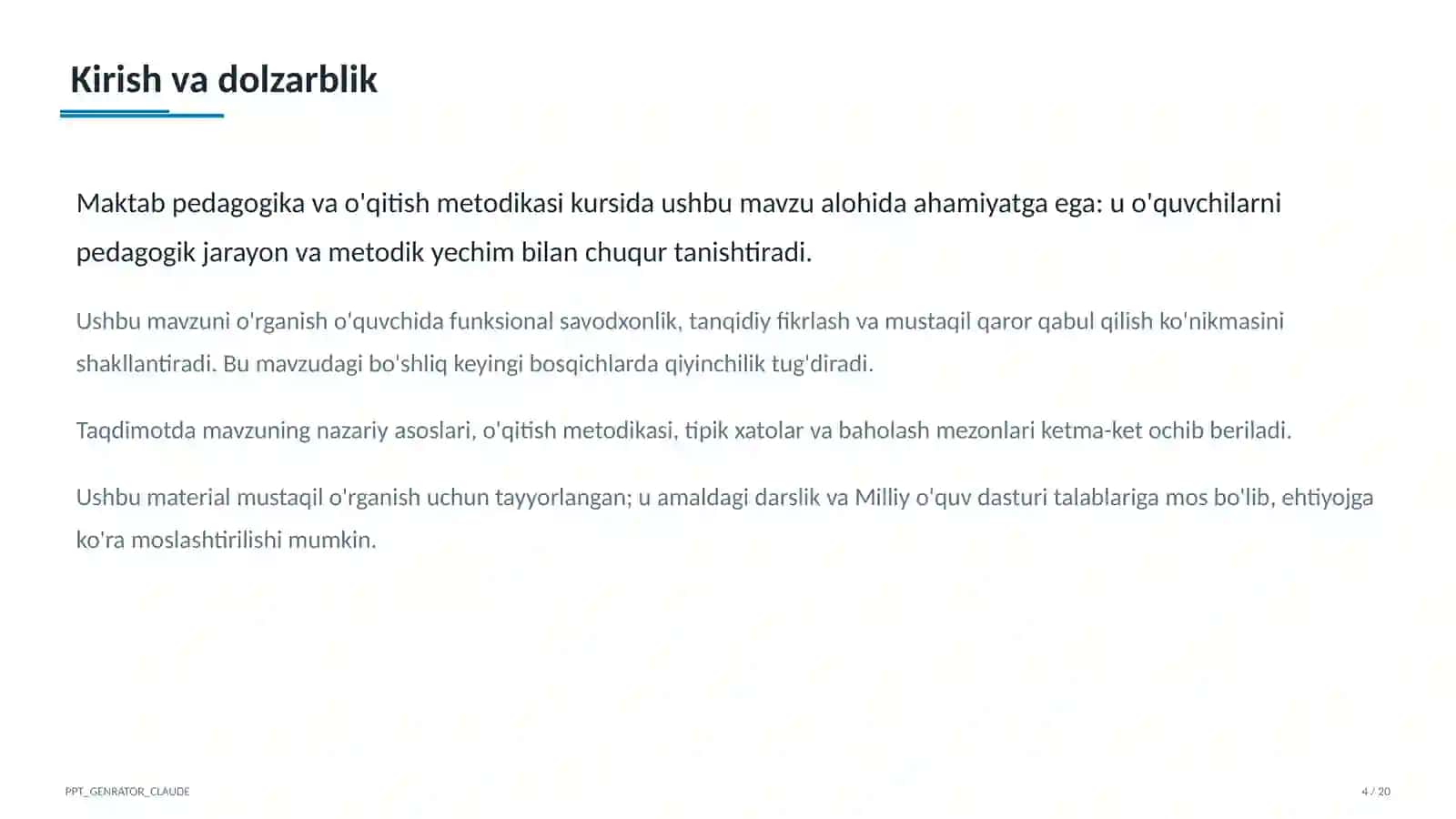 O'quvchilarning yosh xususiyatlari va pedagogik yondashuv 4
