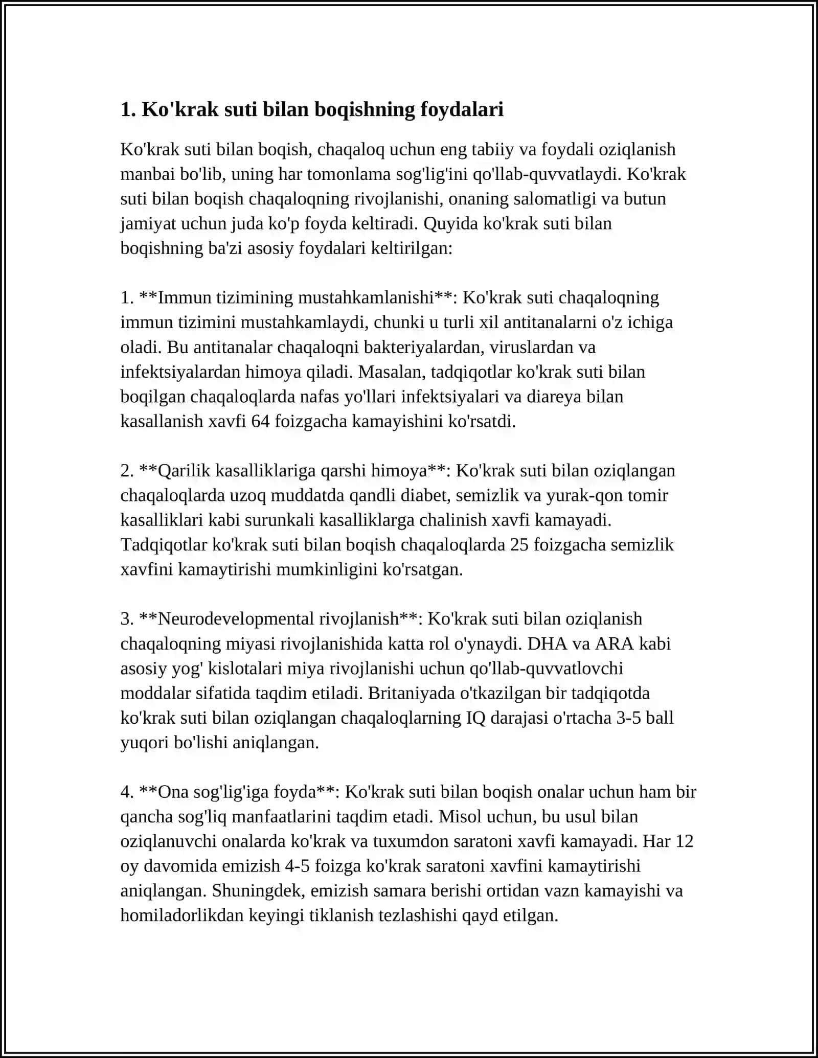 KO'KRAK SUTI BILAN BO'LISHNING AHAMIYATINI TUSHUNTIRISH MAQSADIDA DAVRA SUHBATINING TASHKIL ETISH 4