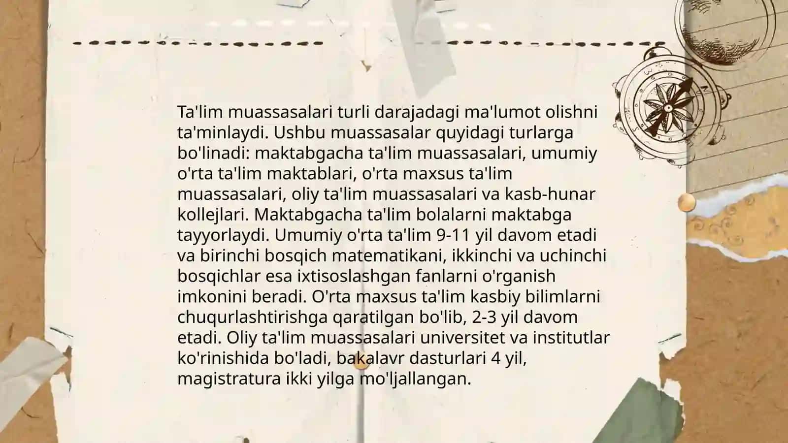 Taʼlim tizimi va turlari 4