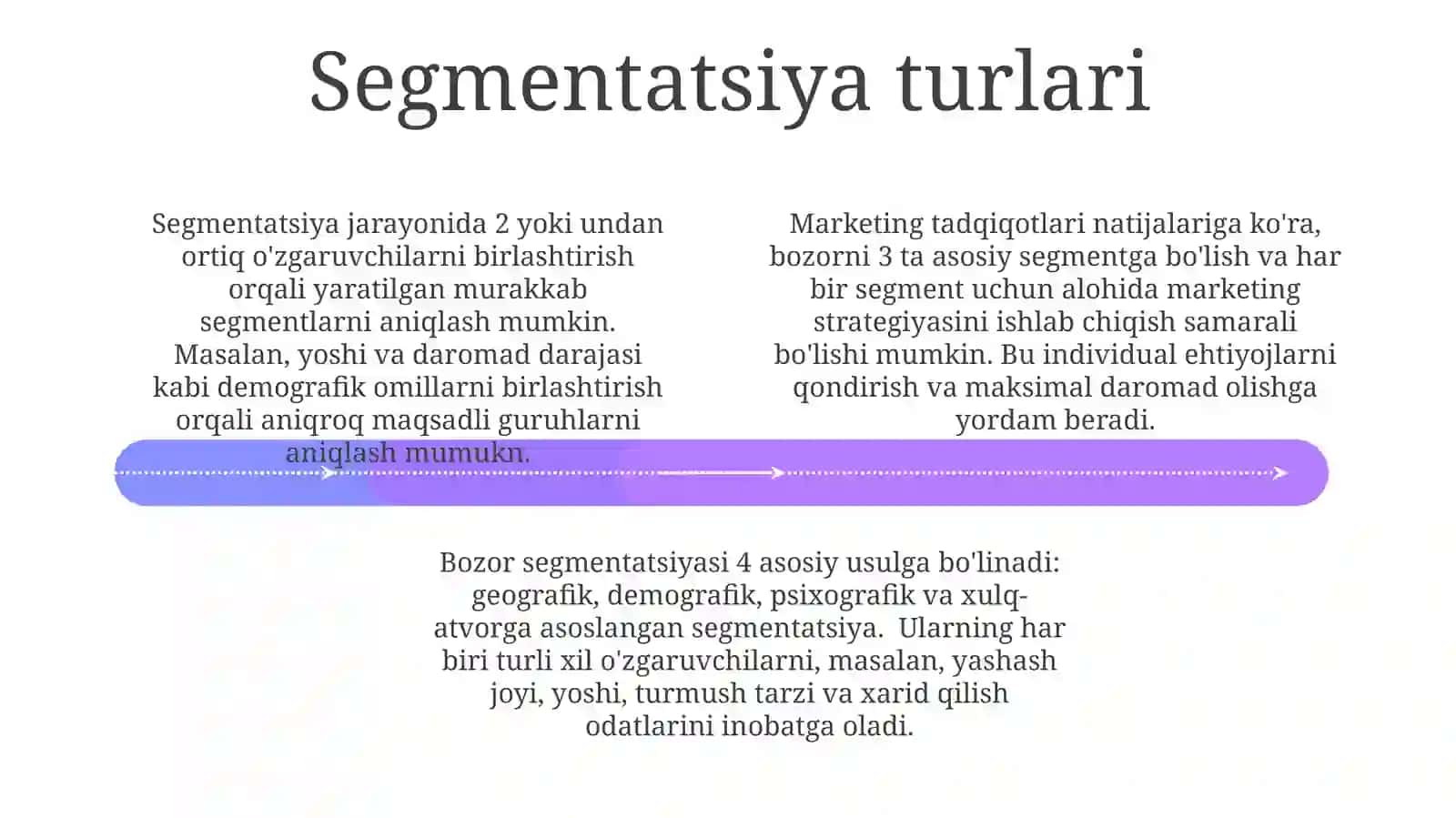 Bozor segmentatsiyasi 4