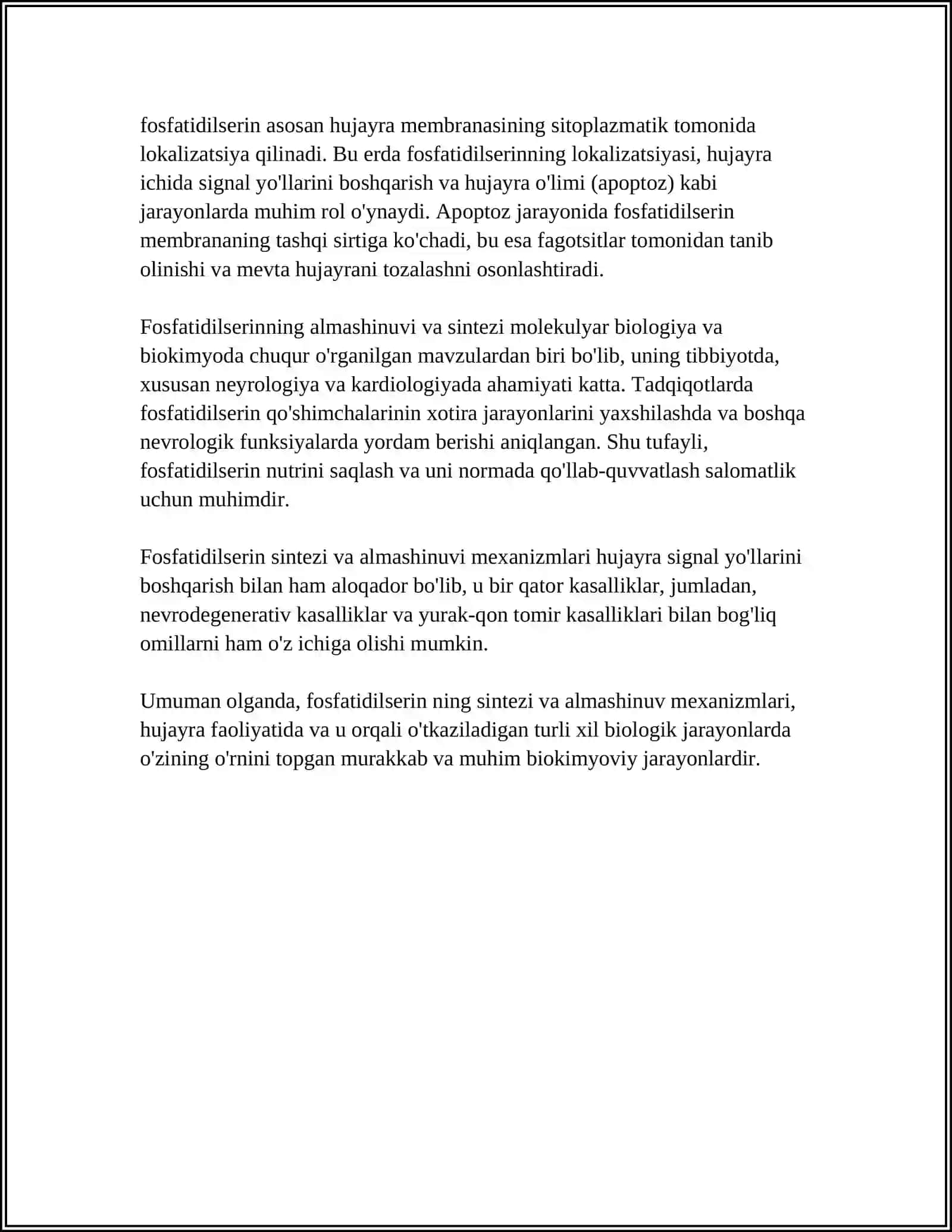Fosfolipidlar Almashinuvi 4