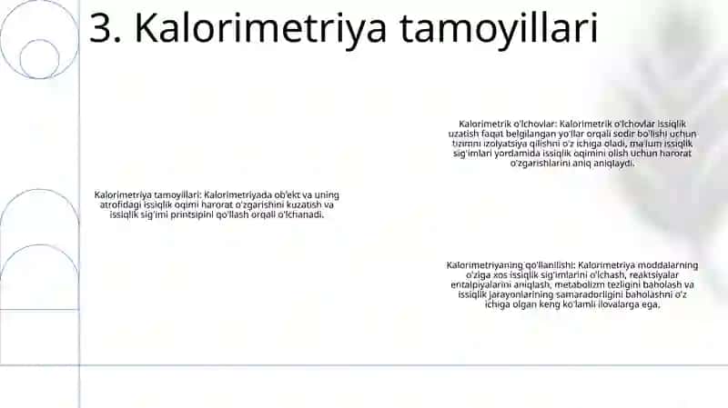 Kalorimetrik OʻLchashlar 4