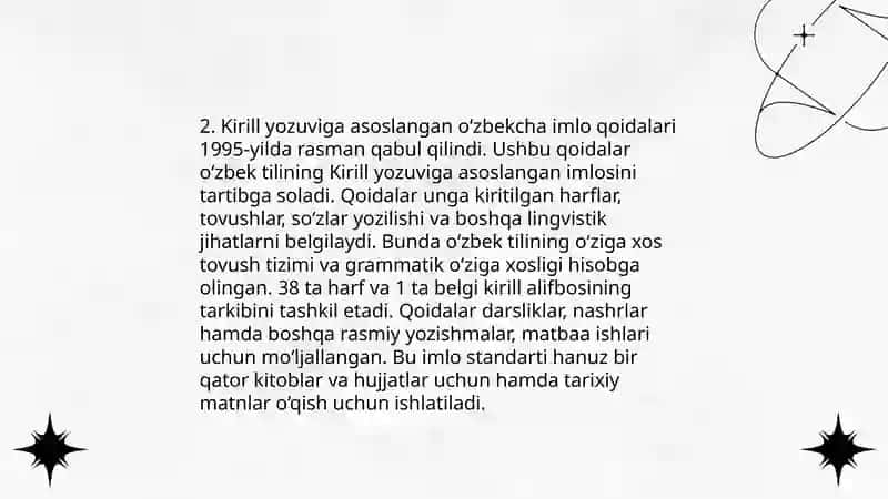 Hozirgi oʻzbek adabiy tilida imlo bilan bogʻliq muammolar 4