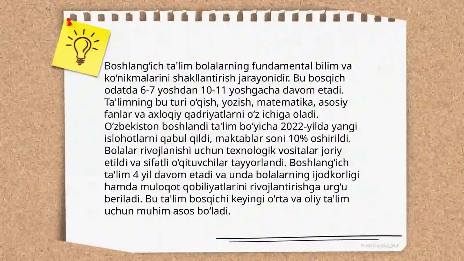 Ta'lim to'g'risida qonuni va uning mohiyati 4