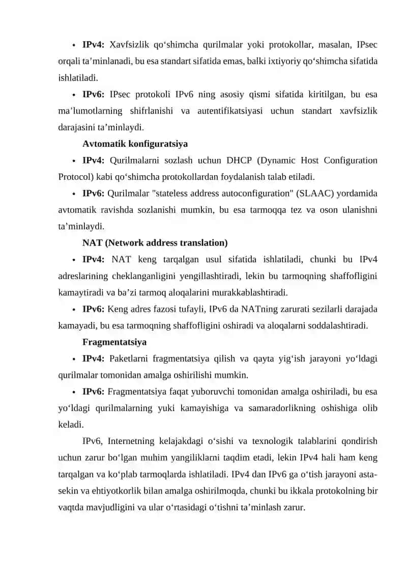 IPv6 protokoli 4