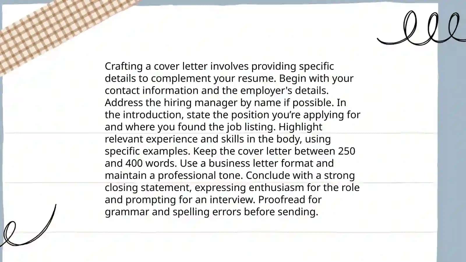 Applying for work 4