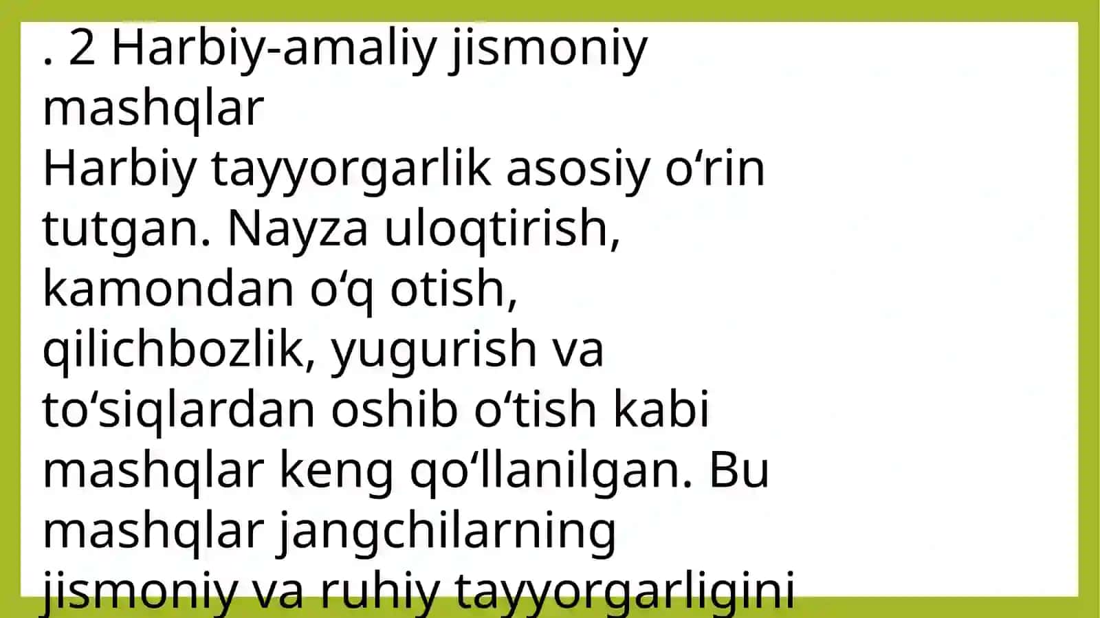 Qadimgi Markaziy Osiyoxalqlarining jismoniy mashqlari va o‘yinlari 4