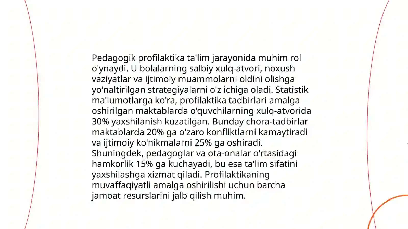 Pedagogik profilaktika va uning asosiy tamoyillari 4