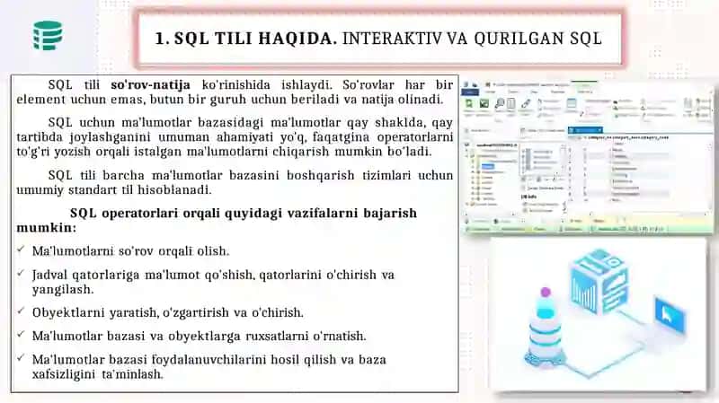 SQL serverga xotira 4