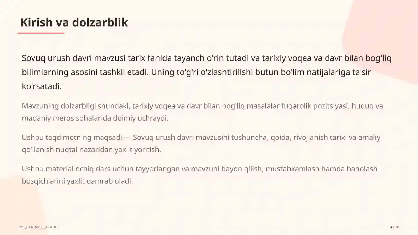 Sovuq urush davri (10-sinf) 4