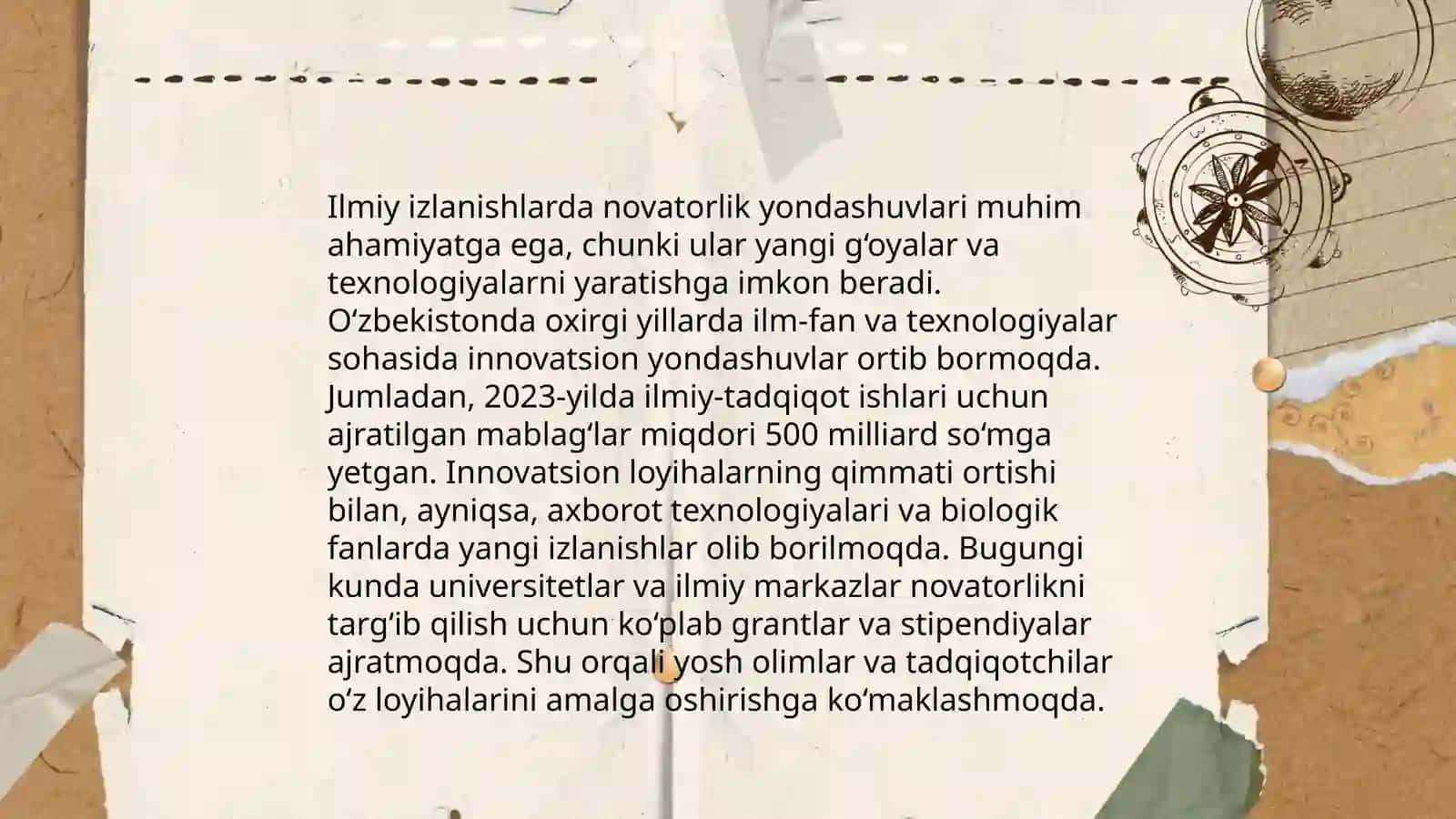 Novatsiya va innovatsiyalar hozirgi zamon ilmiy tadqiqotlarning tarkibiy qismi sifatida 4