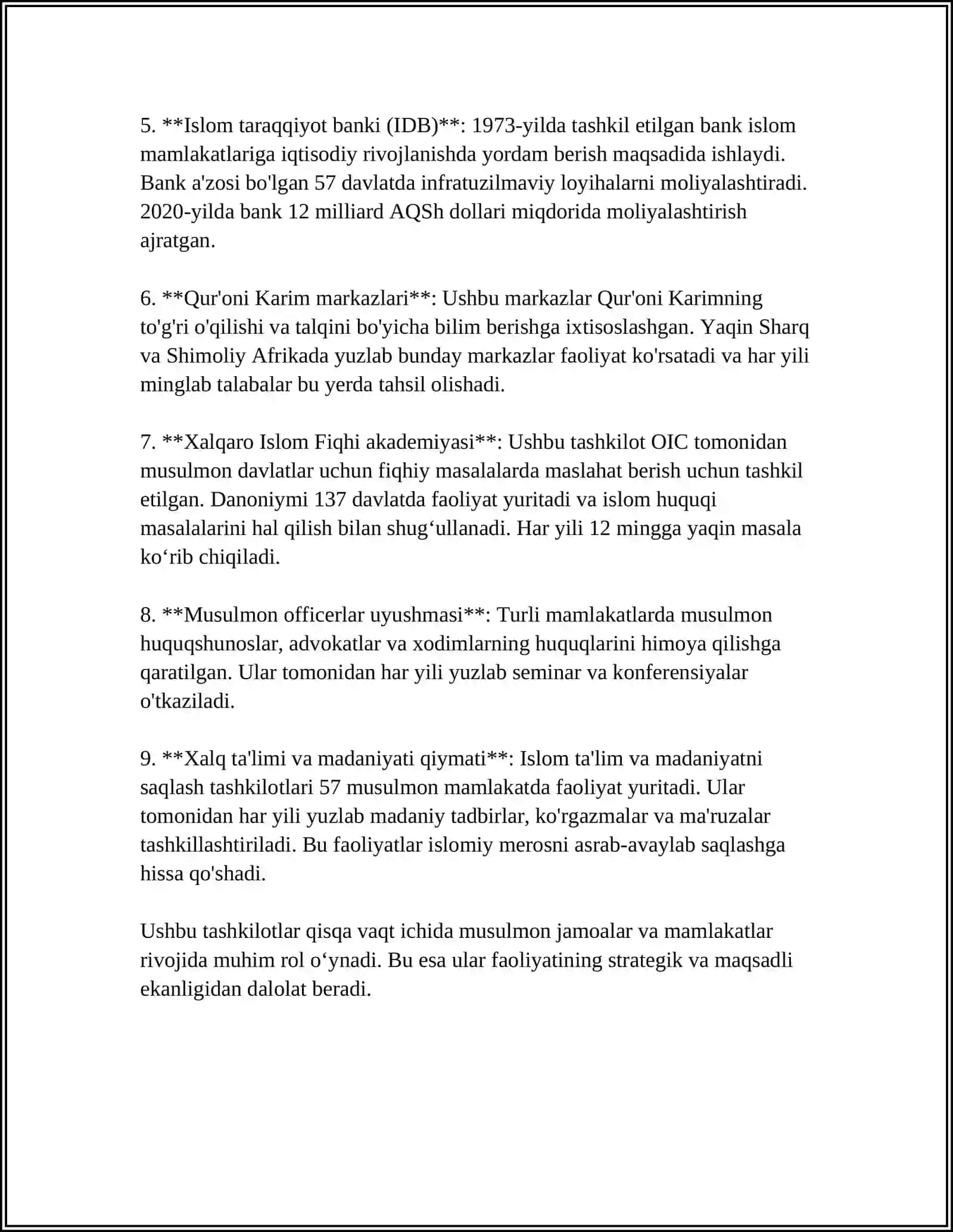 O‘ZBEKISTON RESPUBLIKASI OLIY TA’LIM FAN VA INNOVATSIYA VAZIRLIGI SAMARQAND IQTISODIYOT VA SERVIS UNVERSTETI MUSTAQIL ISH 4