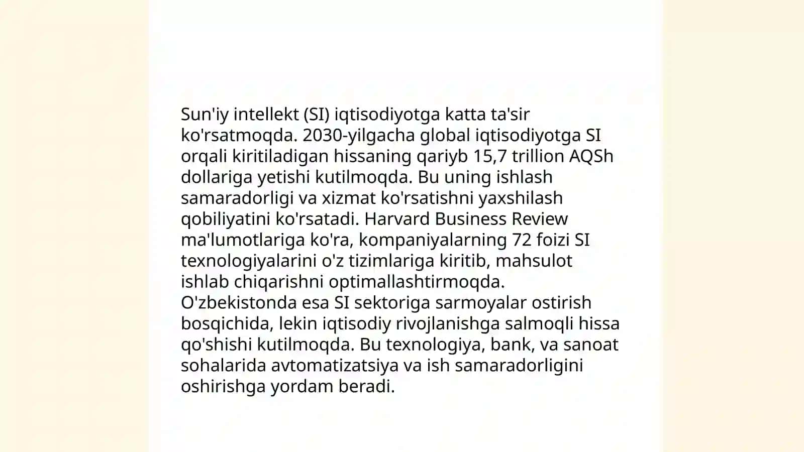Sun'iy intellekt-xavf qulaylik va kelajakdagi oʻzgarishlari 4