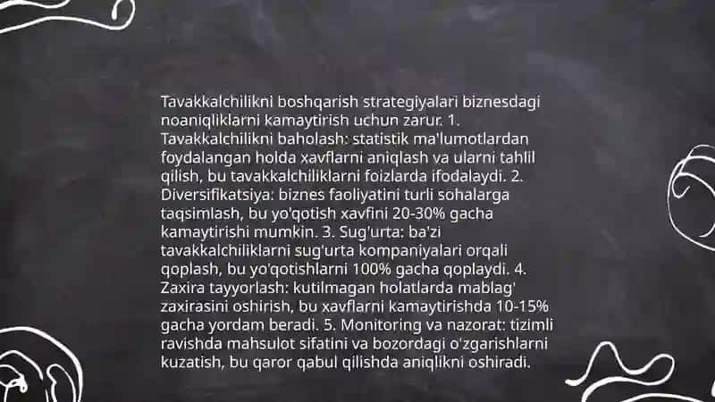 Bozor va tavakkalchilik 4