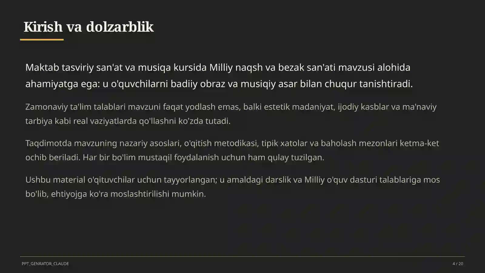 Milliy naqsh va bezak san'ati (3-sinf) 4