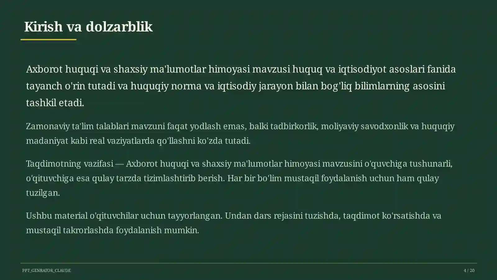 Huquq va iqtisodiyot asoslari (9–11) 4