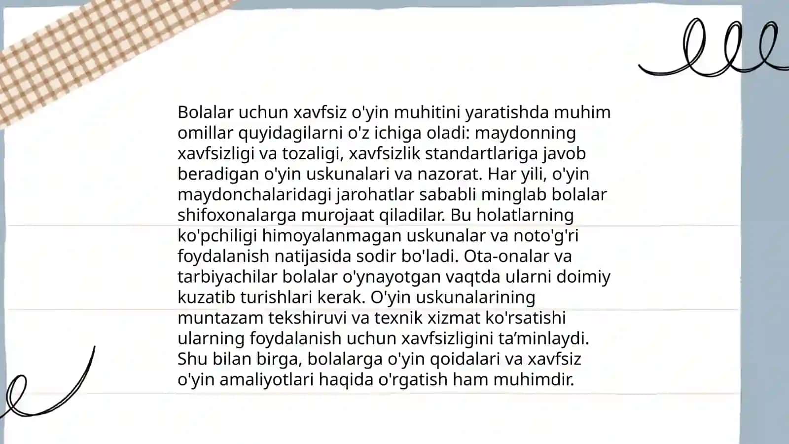 Rivojlanish markazlarida o'yin va o'yin muhitini tashkil etishning asosiy tamoyillari 4