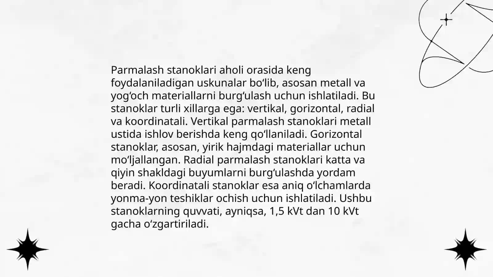 Parmalash, razvyortkalash, zenkerlash jarayonlari 4