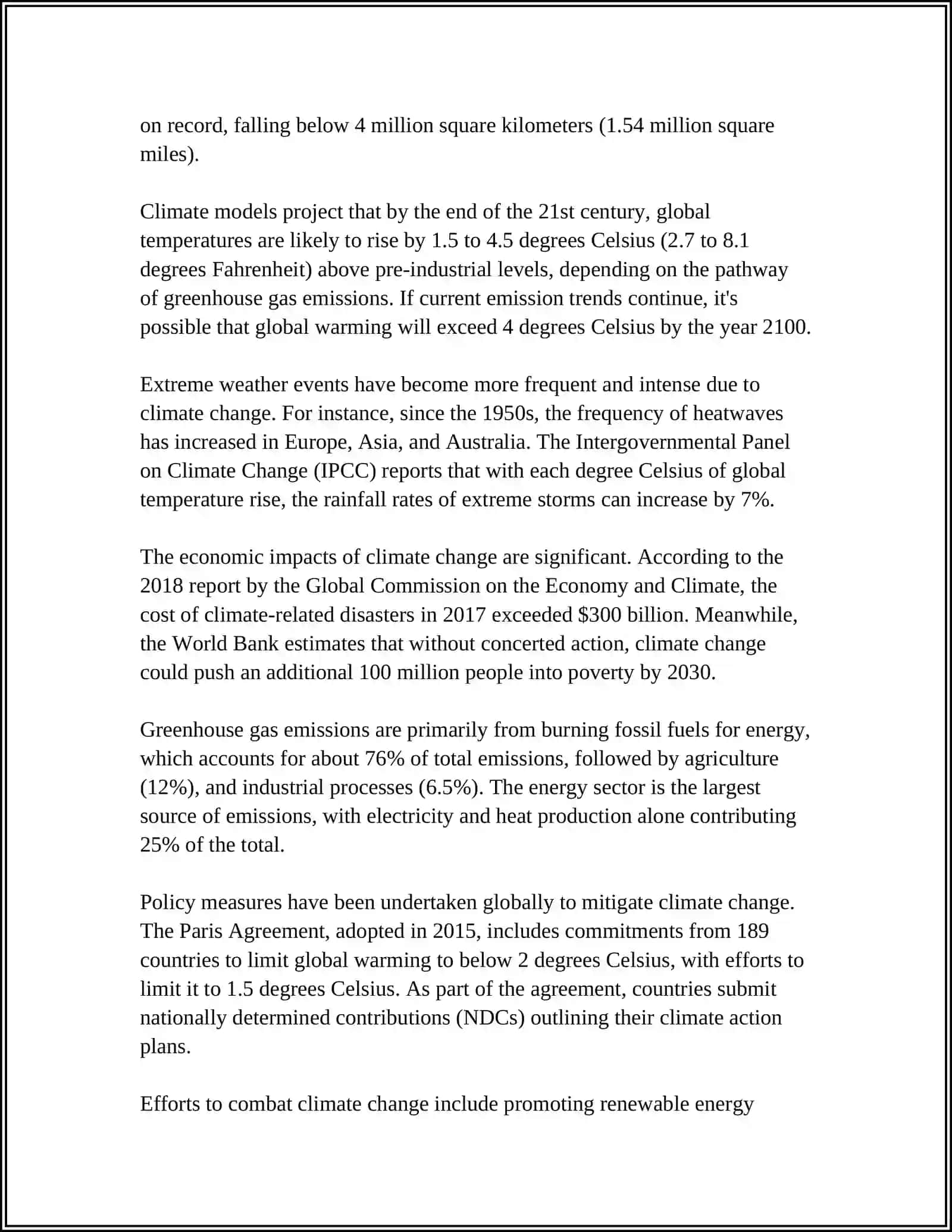 Global Climate Change Overview 4