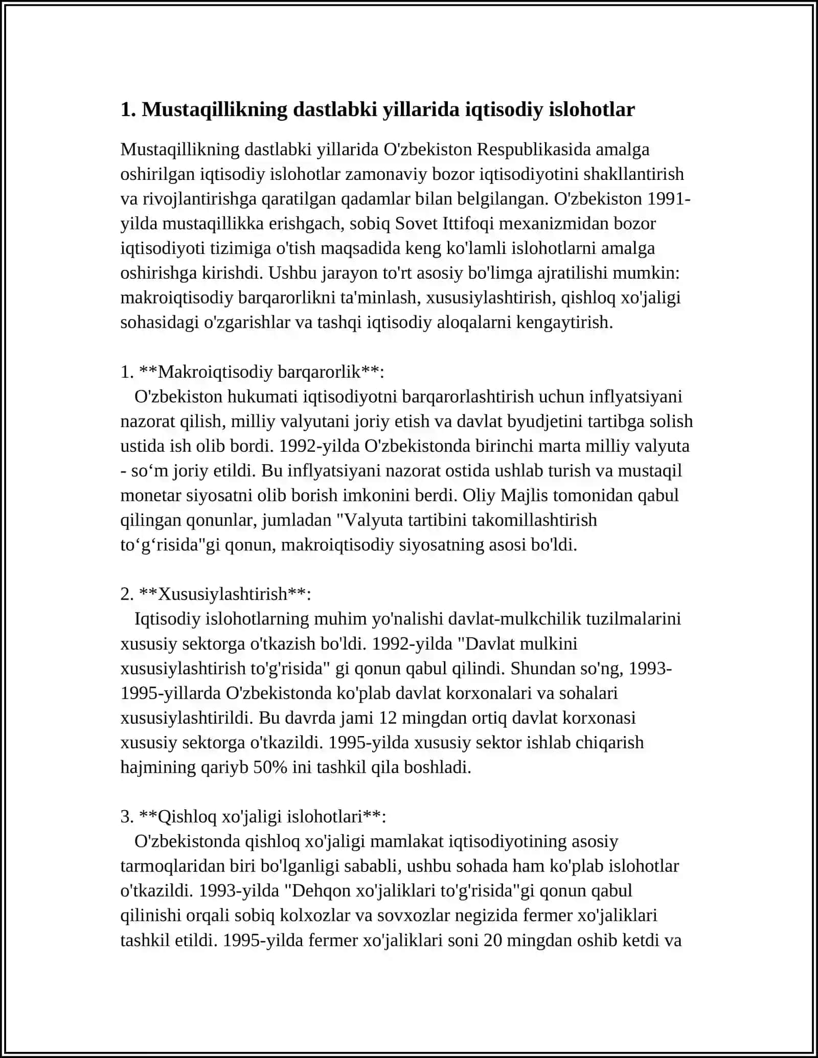 MUSTAQILLIK ARAFASIDA RESPUBLIKADAGI IJTIMOIY-IQTISODIY VA SIYOSIY AHVOL 4
