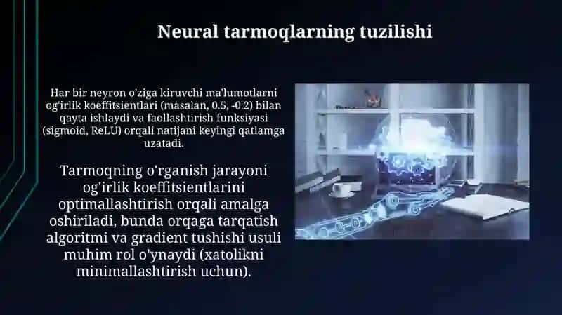 Suniiy intelektga kirish. Neyron tarmoqlari 4