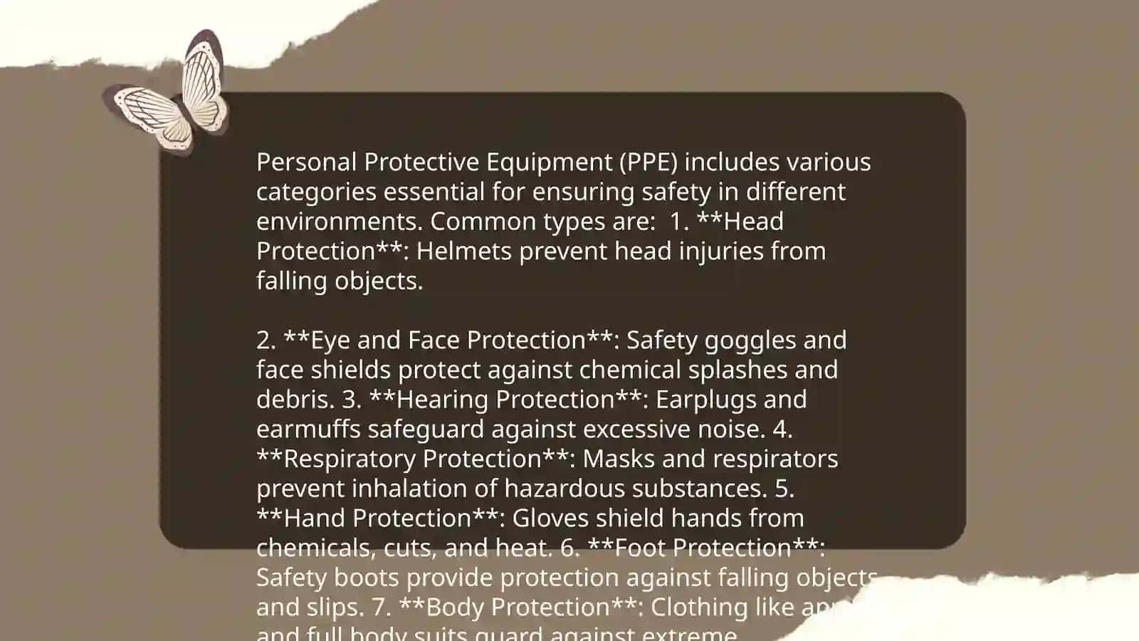 Personal Protecktiv Eqipment 4