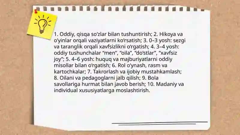 Maktabgacha yoshdagi bolalarning huquqiy ta'limi 4