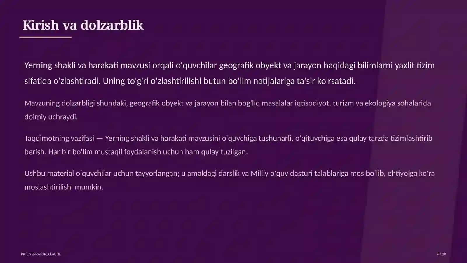 Geografiya (5–11) 4