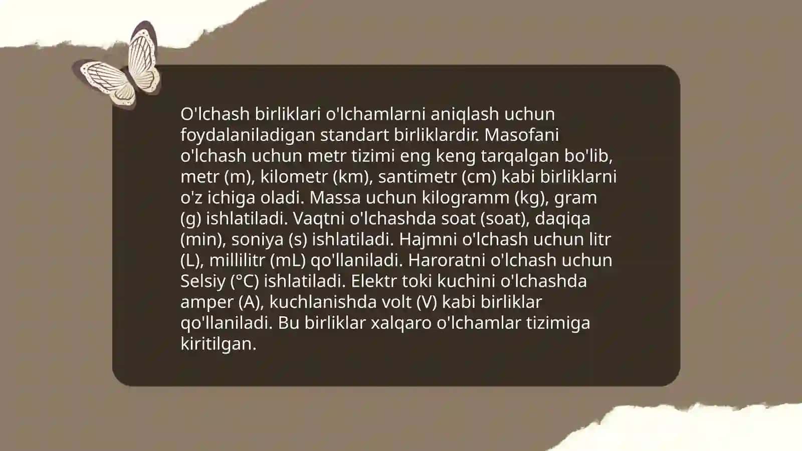 Sanalmaydigan birliklar 4