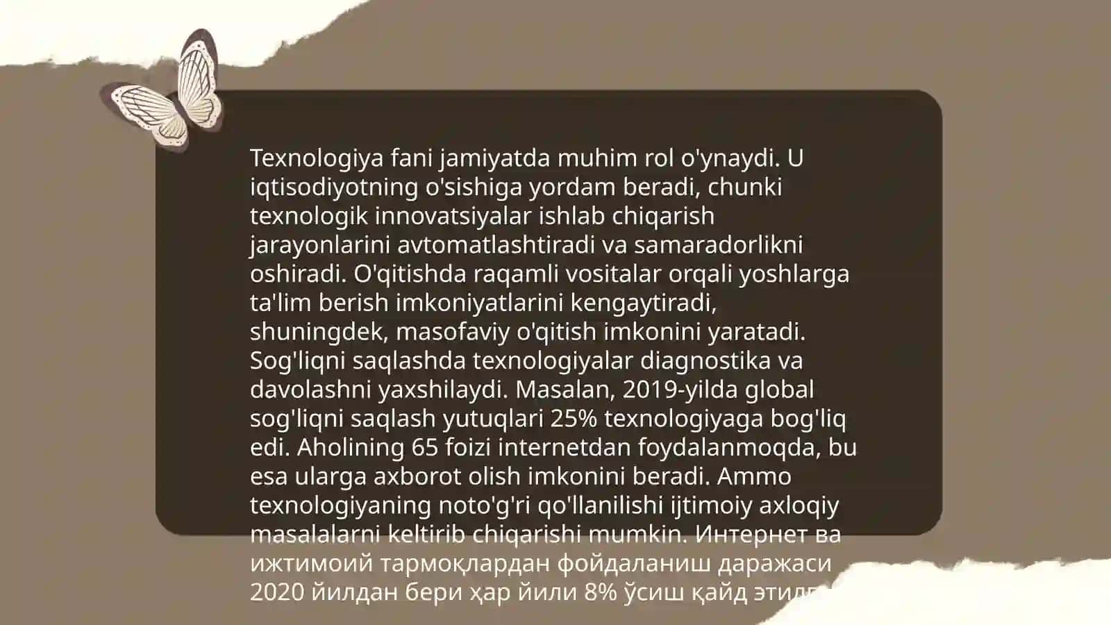 Texnologiya fanining maqsad va vazifalari 4