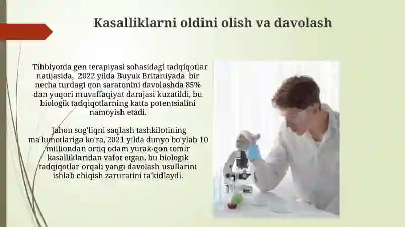 Biologik tadqiqotlarning ahamiyati 4