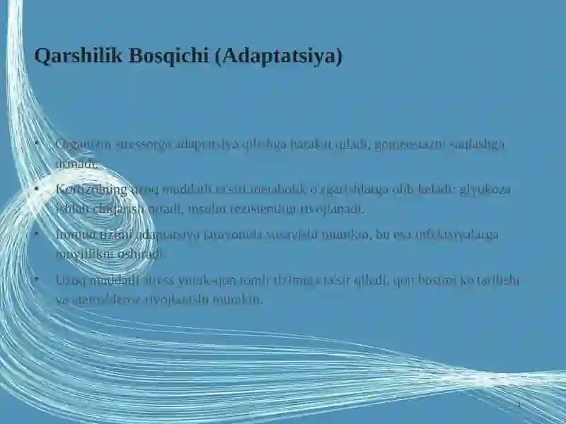Umumiy Adaptatsion Sindrom: Patofiziologik Aspektlar 4