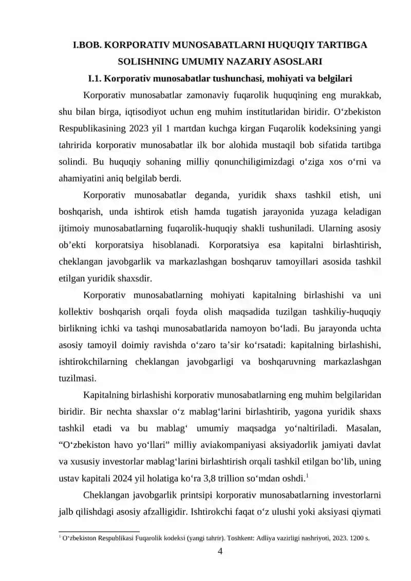 Korporativ Munosabatlar 4