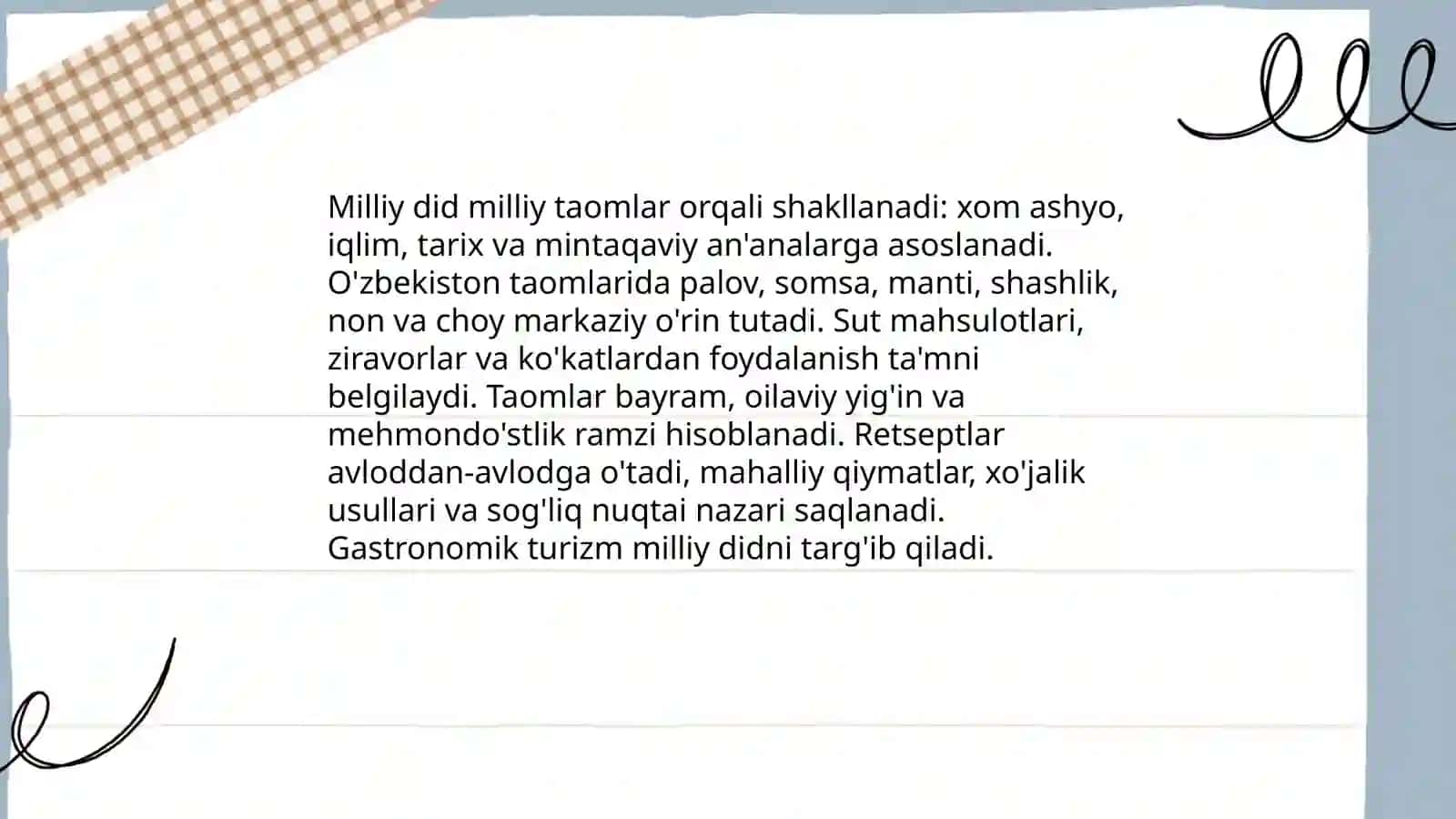 Milliy did va an'anaviy kiyim-kechak 4